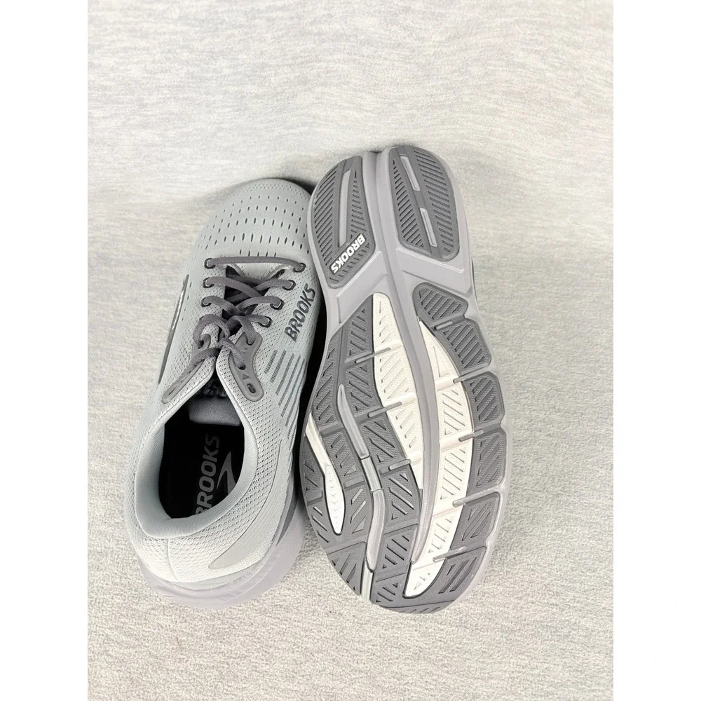 Brooks Ghost Max 3 Running Sneakers 12 4E XW Gray Black Primer Ebony Comfort